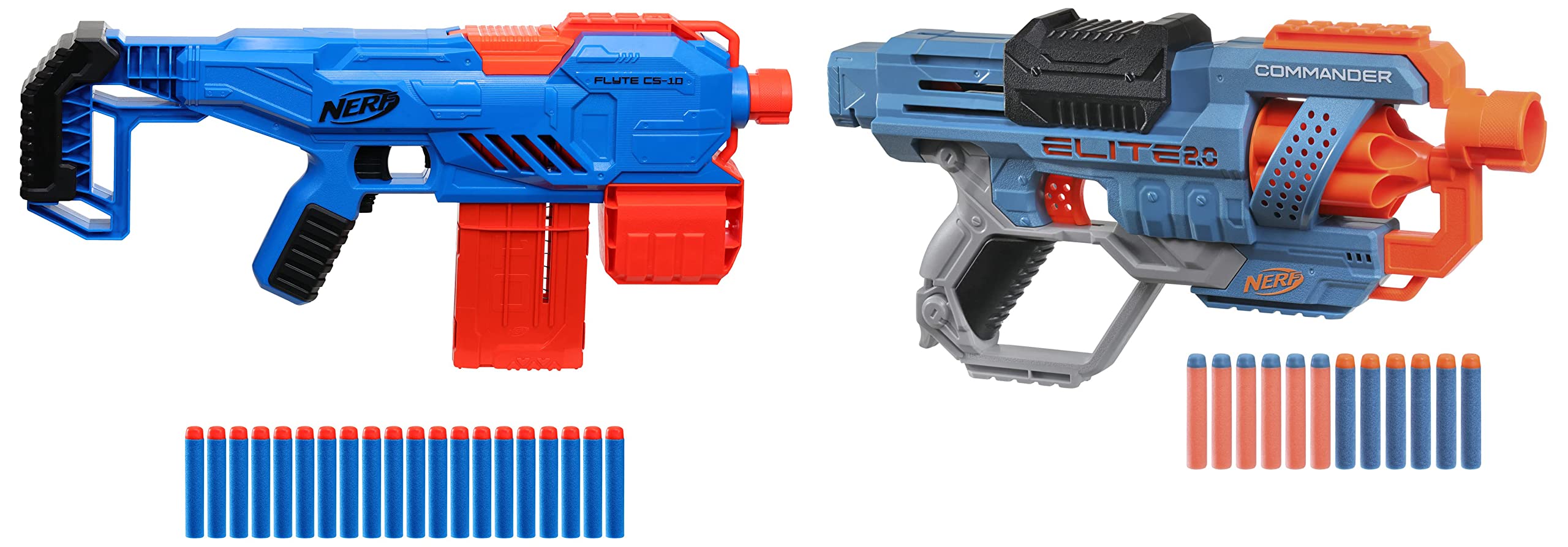Nerf Alpha Strike Flyte Cs-10 Motorised Blaster-10-Dart Clip-Fed